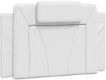 vidaXL Kopfteil-Kissen Viana Wei&szlig; 90 cm Kunstleder 374768