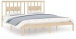 vidaXL Massivholzbett Kiefer 200x200 cm1156368