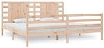 vidaXL Massivholzbett Kiefer 200x200 cm1179230