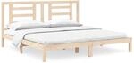 vidaXL Massivholzbett Kiefer 200x200 cm1179262