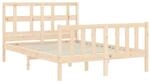 vidaXL Massivholzbett ohne Matratze 120x200 cm Kiefernholz 3193006