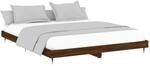 vidaXL Bettgestell ohne Matratze Braun Eiche 120x200 cm Holzwerkstoff 832156