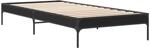 vidaXL Bettgestell Schwarz 90x190 cm Holzwerkstoff und Metall 845051