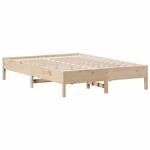 vidaXL Massivholzbett ohne Matratze 140x200 cm Kiefernholz 842698
