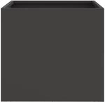 vidaXL Pflanzk&uuml;bel 2 Stk Schwarz 32x30x29 cm Stahl 841536