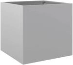 vidaXL Pflanzk&uuml;bel Silbern 42x40x39 cm Verzinkter Stahl 841557
