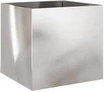 vidaXL Pflanzk&uuml;bel Silbern 49x47x46 cm Edelstahl 841567