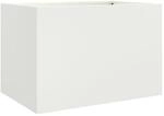 vidaXL Pflanzk&uuml;bel Wei&szlig; 62x40x39 cm Stahl 841596