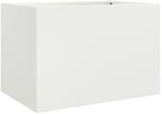 vidaXL Pflanzk&uuml;bel Wei&szlig; 62x47x46 cm Stahl 841602