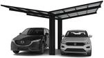 Ximax Alu Doppelcarport Linea Typ 80 Schwarz 548 x 495 cm Sonderfertigung