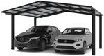 Ximax Alu Doppelcarport Linea Typ 60 Schwarz 546 x 495 cm Sonderfertigung