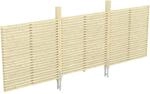 Skan Holz R&uuml;ckwand Rhombus 550 x 160 cm Fichte Natur