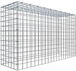 Gabiona C-Ring-Gabione-Anbaukorb Typ 3 60 x 100 x 30 cm Maschenw 5 x 5 cm