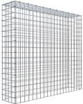 Gabiona C-Ring-Gabione-Anbaukorb Typ 3 90 x 100 x 20 cm Maschenw 5 x 5 cm