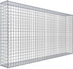 Gabiona Gabionenkorb 100 cm x 200 cm x 20 cm Maschenw 5 cm x 5 cm
