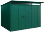 H&ouml;rmann Ger&auml;tehaus Elegant mit Pultdach Typ 3 RAL6005 Moosgr&uuml;n Einzelt&uuml;r