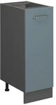 Vicco Apothekerschrank R-Line Blau-Grau/Anthrazit 30 cm ohne Arbeitsplatte