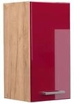 Vicco H&auml;ngeschrank R-Line H&auml;ngender K&uuml;chenschrank Bordeaux Hochglanz/Goldkraft