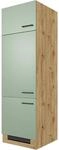 Flex-Well Exclusiv K&uuml;chen-Ger&auml;teschrank Cara 60x200cm Schilfgr&uuml;n...