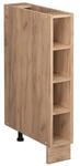 Vicco K&uuml;chenregal Fame-Line Goldkraft Eiche/Goldkraft Eiche 15 cm ohne Arbeitsplatte