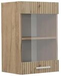 Vicco K&uuml;chenglasschrank R-Line Glash&auml;ngeschrank Artisan-Eiche/Goldkraft Eiche...
