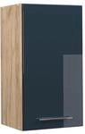 Vicco H&auml;ngeschrank Fame-Line Dunkelblau Hochglanz/Goldkraft Eiche 40 cm