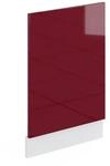 Vicco Frontblende R-Line Bordeaux Hochglanz/Wei&szlig; 45 cm ohne Arbeitsplatte