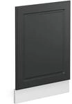 Vicco Frontblende R-Line Anthrazit Landhaus/Wei&szlig; 45 cm ohne Arbeitsplatte