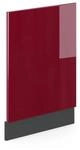 Vicco Frontblende R-Line Geschirrsp&uuml;ler Frontt&uuml;r Rot/Anthrazit 45 cm ohne
