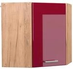 Vicco Eckh&auml;ngeschrank R-Line Bordeaux Hochglanz/Goldkraft Eiche 57 cm