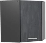 Vicco Eckh&auml;ngeschrank R-Line K&uuml;chen-Eckschrank Schwarz Beton/Anthrazit 57 cm