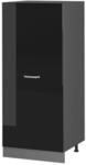 Vicco Hochschrank R-Line K&uuml;chenkommode Schwarz Hochglanz/Anthrazit 60 cm