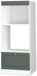 Vicco Mikrowellenschrank Fame-Line Gr&uuml;n-Gold Landhaus/Wei&szlig; 60 cm Offen