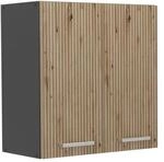 Vicco H&auml;ngeschrank R-Line H&auml;ngender K&uuml;chenschrank Artisan-Eiche/Anthrazit 60 cm
