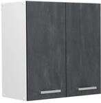 Vicco H&auml;ngeschrank R-Line H&auml;ngender K&uuml;chenschrank Schwarz Beton/Wei&szlig; 60 cm