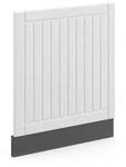 Vicco Frontblende Fame-Line Geschirrsp&uuml;ler Frontt&uuml;r Anthrazit/Wei&szlig; 60 cm ohne