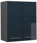 Vicco H&auml;ngeschrank Fame-Line H&auml;ngender K&uuml;chenschrank Dunkelblau Hochglanz 60...