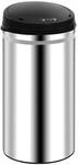 vidaXL Automatischer Sensor-M&uuml;lleimer 50 L Edelstahl 649740