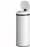 Juskys M&uuml;lleimer Rund mit Sensor 50 L Wei&szlig;