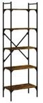 VidaXL B&uuml;cherregal 5 F&auml;cher R&auml;uchereiche 56x31,5x174 cm Holzwerkstoff