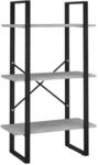 vidaXL Lagerregal Betongrau 60x30x105 cm Holzwerkstoff 806511