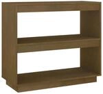 vidaXL B&uuml;cherregal Honigbraun 80x35x71 cm Massivholz Kiefer 810882