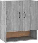 vidaXL Wandschrank Grau Sonoma 60x31x70 cm Holzwerkstoff Modell 2