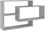 vidaXL Wandregal Grau Sonoma 104x20x58,5 cm Holzwerkstoff 815289