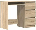 vidaXL Schreibtisch Sonoma-Eiche 90x45x76 cm Holzwerkstoff 801376