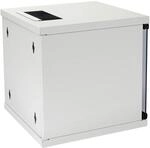 HMF 63406-07 Serverschrank Netzwerkschrank 6HE Wandgeh&auml;use 10 Zoll Rack Lichtgrau