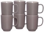 Ritzenhoff & Breker Jasper Kaffeebecher 285 ml 6er Set Taupe