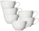 Ritzenhoff & Breker Levi Kaffeetasse 220 ml 6er Set Wei&szlig;