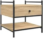 vidaXL Couchtisch Sonoma-Eiche 50x50x50 cm Holzwerkstoff vidaXL Couchtisch Sonoma-Eiche 50x50x50 cm Holzwerkstoff
