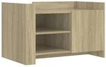 vidaXL Couchtisch Sonoma-Eiche 80x50x50 cm Holzwerkstoff